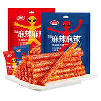 WeiLong 卫龙 很麻很辣辣条108g小包装怀旧面筋麻辣片网红零食小吃休闲食品