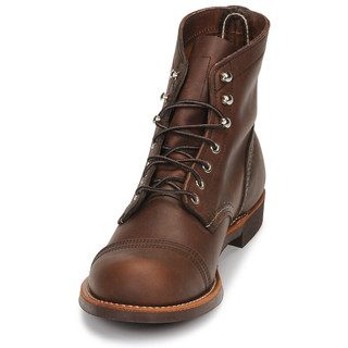 红翼（Red Wing）RedWing/红翼短筒靴皮靴工装靴棕色秋冬男靴8111-A2023 棕色 39