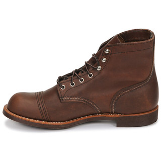 红翼（Red Wing）RedWing/红翼短筒靴皮靴工装靴棕色秋冬男靴8111-A2023 棕色 39