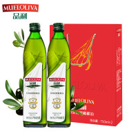 MUELOLIVA 品利 特级初榨橄榄油 750ml*2瓶 礼盒装