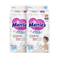 Merries 妙而舒 宝宝纸尿裤 L54+4片*2包