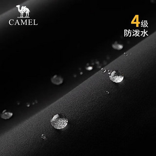 骆驼（CAMEL）户外运动裤男冬防风防泼水加绒保暖登山滑雪长裤工装裤 幻影黑，男 S