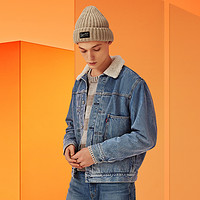 Levi's李维斯秋季男士仿羊羔绒牛仔夹克A4080-0000