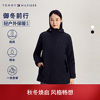 TOMMY HILFIGER女三合一防风防水轻户外铺棉外套43328 藏青色DW5 XS