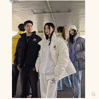RMNF(RAWCOM) LOGO排版羽绒服国潮男女加厚百搭白鸭绒休闲保暖