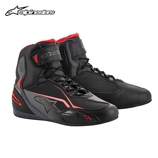 Alpinestars Faster3 a星摩托车四季骑行鞋机车鞋城市防摔摩托短靴骑士靴 123黑白红 40