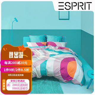 ESPRIT床上四件套纯棉贡缎被套床单60支高支高密床上用品