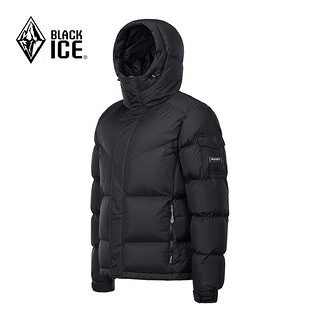 BLACKICE 黑冰 男户外登山徒步防水透湿防风保暖耐磨700蓬鹅绒羽绒服 黑色 L