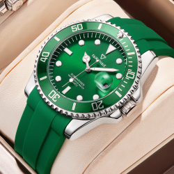 mark fairwhale 马克华菲 手表男士绿水鬼石英表高档2023款潮流防水大