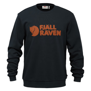 FJALLRAVEN北极狐冬男士户外百搭经典日常圆领长袖印花卫衣04232173 243陶褐色 AM