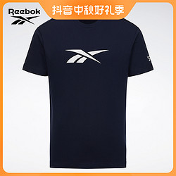 Reebok 锐步 官方男装TEE运动休闲吸汗短袖T恤GR8481