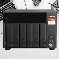 QNAP 威联通 TS-673A 8G 六盘位桌面式nas网络存储服务器私有云存储磁盘阵列（无内置硬盘）