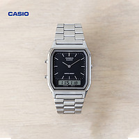 CASIO 卡西欧 海外 AQ-230A双显复古电子手表男女款官网