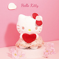 Hello Kitty hellokitty）三丽鸥怦然心动系列凯蒂猫毛绒玩具网红KT公仔可爱娃娃情人节礼物