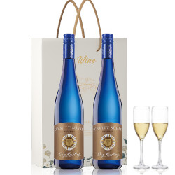 施密特酒庄 雷司令 半甜白葡萄酒 750ml*2瓶 双支装