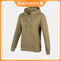 adidas 阿迪达斯 正品Adidas/阿迪达斯三叶草女子运动休闲连帽套头衫卫衣 H06621