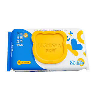 kidclean 憨贝洁 可降解湿厕纸 80抽（200*150mm）