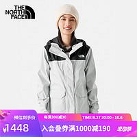 北面（The North Face）冲锋衣女户外防水透汽88RS 9B8/灰色 S/155