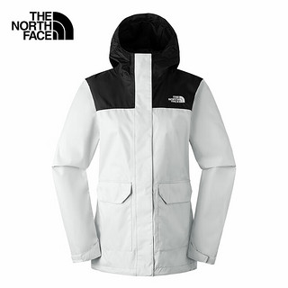 北面（The North Face）冲锋衣女户外防水透汽88RS 9B8/灰色 S/155