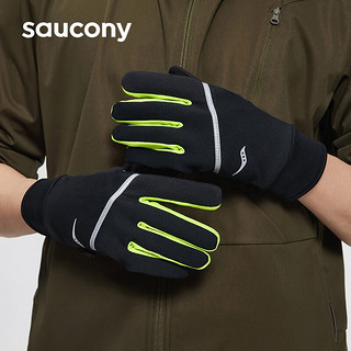 Saucony索康尼运动手套（2只装） 正黑色 均码