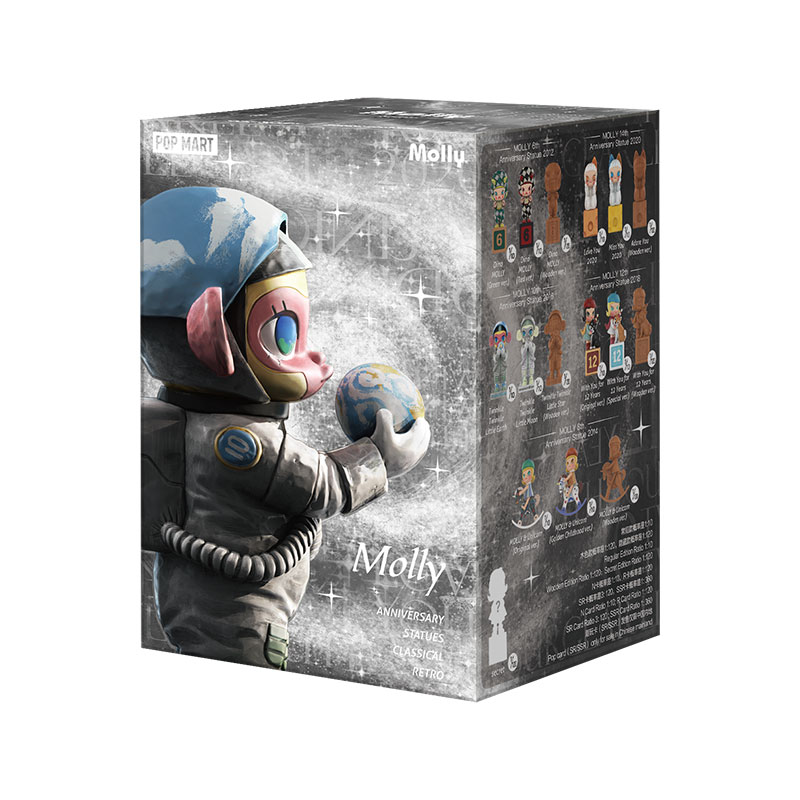 POP MART 泡泡玛特 MOL LY周年雕塑经典回归系列 盲盒