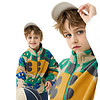 Disney 迪士尼 童装儿童男童摇粒绒立领外套防静电保暖上衣23秋DB331IE14米奇130