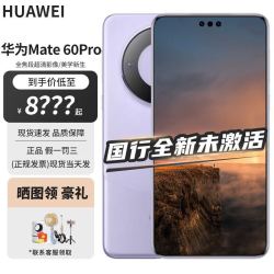 huawei华为遥遥领先华为mate60pro新品手机南糯紫12gb1tb