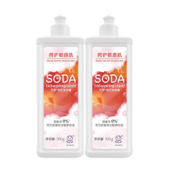 White Cat 白猫 苏打洗洁精 500g*2瓶