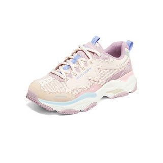 SKECHERS 斯凯奇 D'LITES系列 女士时尚绑带运动鞋 149896-PKLV