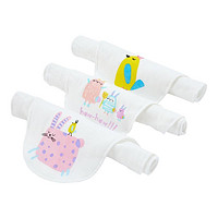 米乐鱼 M5KX0102 婴儿4层吸汗巾 3条装 甜梦兔 L