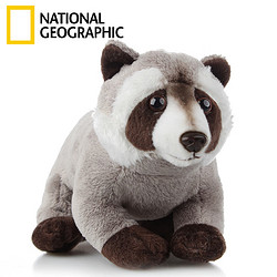 NATIONAL GEOGRAPHIC 国家地理 仿真野生动物玩偶 6"浣熊儿童毛绒玩具公仔生日礼物