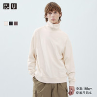 UNIQLO 优衣库 U 男装女装两翻领套头衫长袖卫衣t恤461529