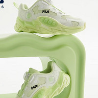 FILA 斐乐 儿童跑步鞋 K15B331109 青柠奶油/斐乐白-LW 39码/内长24.5cm