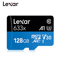 Lexar 雷克沙 128G内存卡633X手机行车记录仪监控摄像头TF储存卡任天堂
