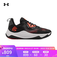 安德玛（UNDERARMOUR）库里Curry HOVR Splash 3男女运动篮球鞋3026275 黑色002 41