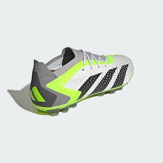 adidas阿迪达斯PREDATOR ACCURACY.1男女飞盘软人草足球鞋 白色/灰色/黑色/黄绿色 41(255mm)