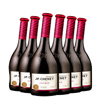 J.P.CHENET 香奈 西拉干红葡萄酒 法国原装进口 歪脖子酒  日常饮用 聚会 西拉整箱6瓶