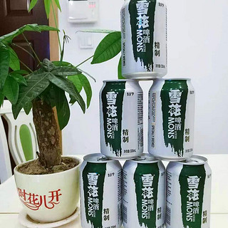 雪花啤酒48瓶一箱9度精制330mL罐装夏日酒水优级顺滑清爽麦香浓郁