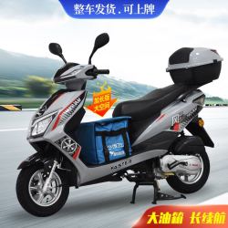 万霸全新省油踏板摩托车整车超级鹰款国四电喷燃油上牌125c发动机助力