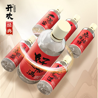 开欢 经典系列 浓香型白酒 52度 100ml*6瓶 礼盒装