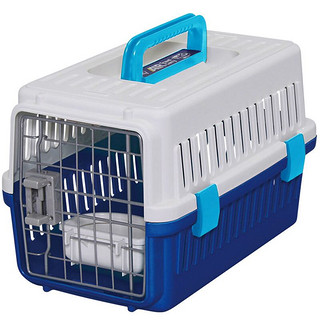 IRIS 爱丽思 宠物航空箱猫笼猫包太空舱猫咪幼犬出行包托运箱旅行箱超大便携 SS-蓝(5kg内犬猫)