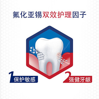 SENSODYNE 舒适达 护齿多效护理美白护敏健龈 3支装 修复敏感牙膏红蓝管300g