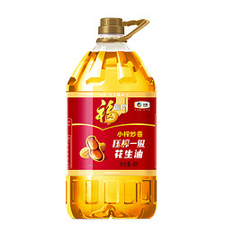 福临门 花生油4L×1瓶花生油