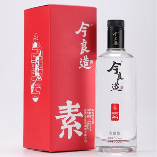 今良造 纯粮食酒五粮浓香型白酒礼盒整箱装素酒 52度 500ml 整箱六瓶装