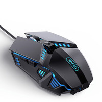 TAFIQ 塔菲克 有线机械鼠标电竞usb游戏外设静音办公电脑CF吃鸡