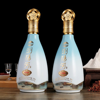 浏阳河1988礼盒装53度酱香型白酒500mL*2瓶送酒杯过节盒整箱