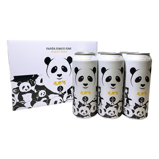熊猫肆零肆 精酿啤酒 麦芽浓度10°  500ml*12听 年货送礼 整箱装