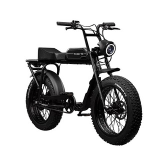 法克斯super73s12宽轮胎山地车复古越野摩托助力电动自行车电瓶车