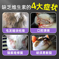 NOURSE 卫仕 猫咪复合维生素卫仕多维片猫藓用卫士品维生素b化毛球猫草片掉毛