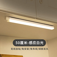 鸿视节能LED灯泡照明长条灯带磁吸光控 50厘米感应 白光